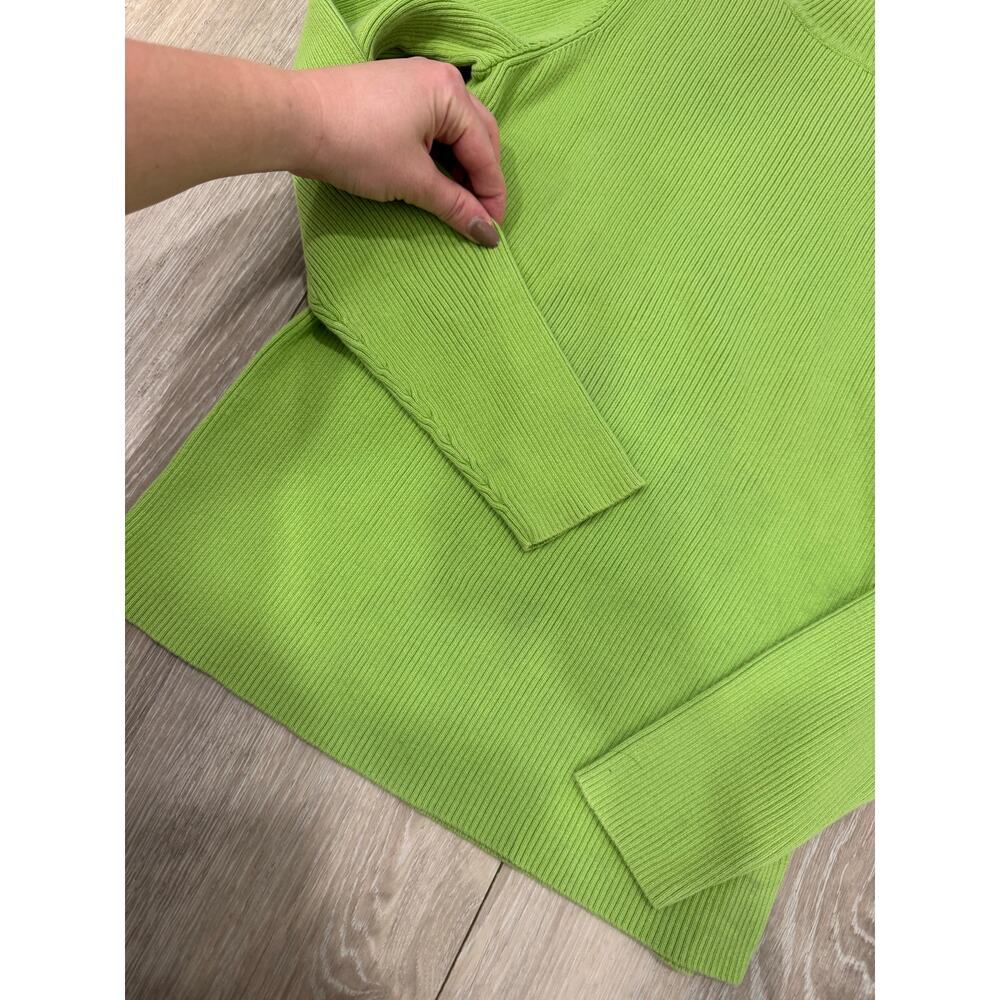 Lauren Ralph Lauren Vintage Green Cotton Turtle neck - Picture 7 of 7